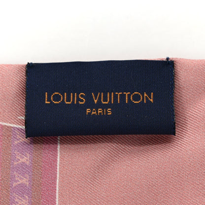 Louis Vuitton Silk Monogram Poodle Animalle Bandeau Rose Pale 3 of 4