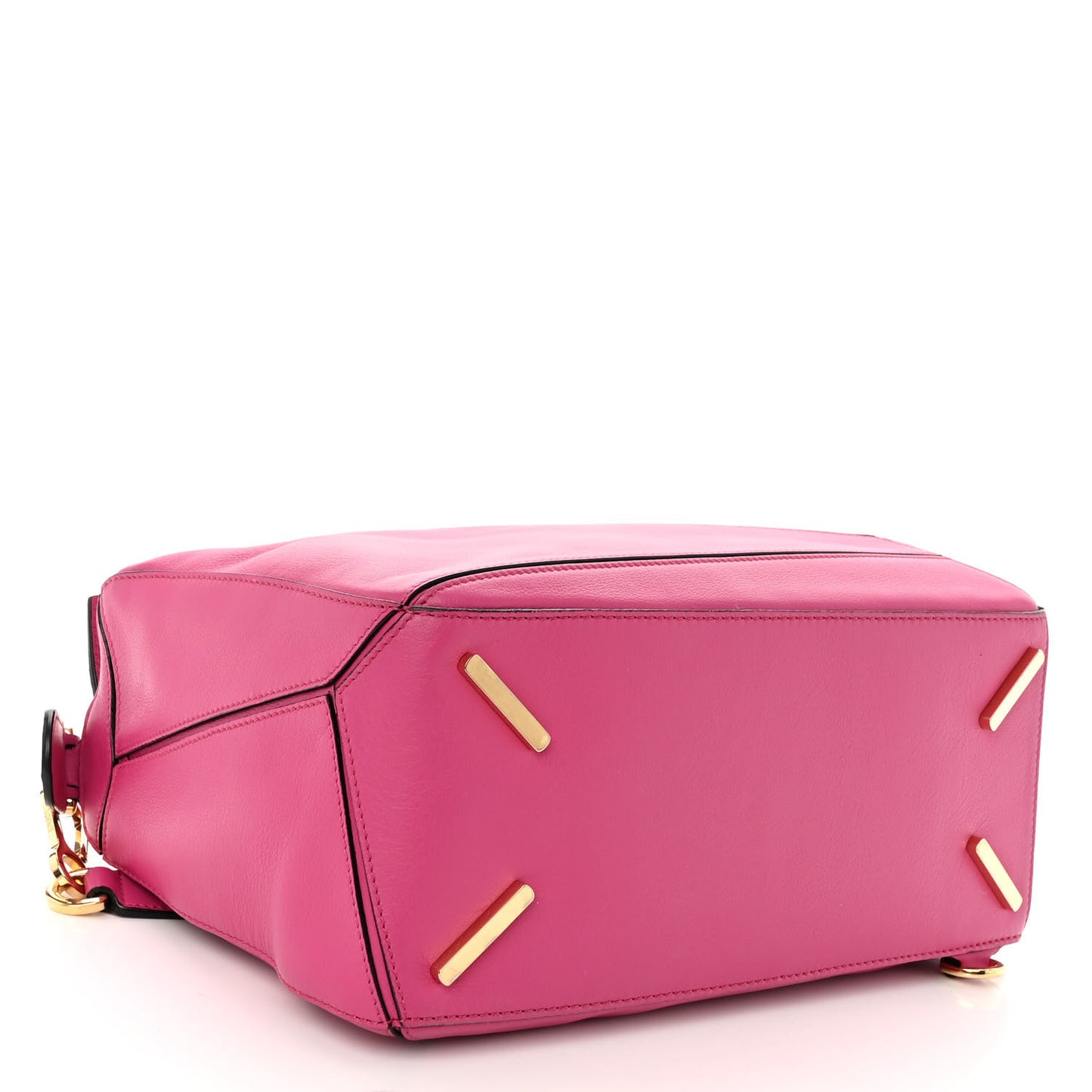 Calfskin Medium Puzzle Bag Fuchsia