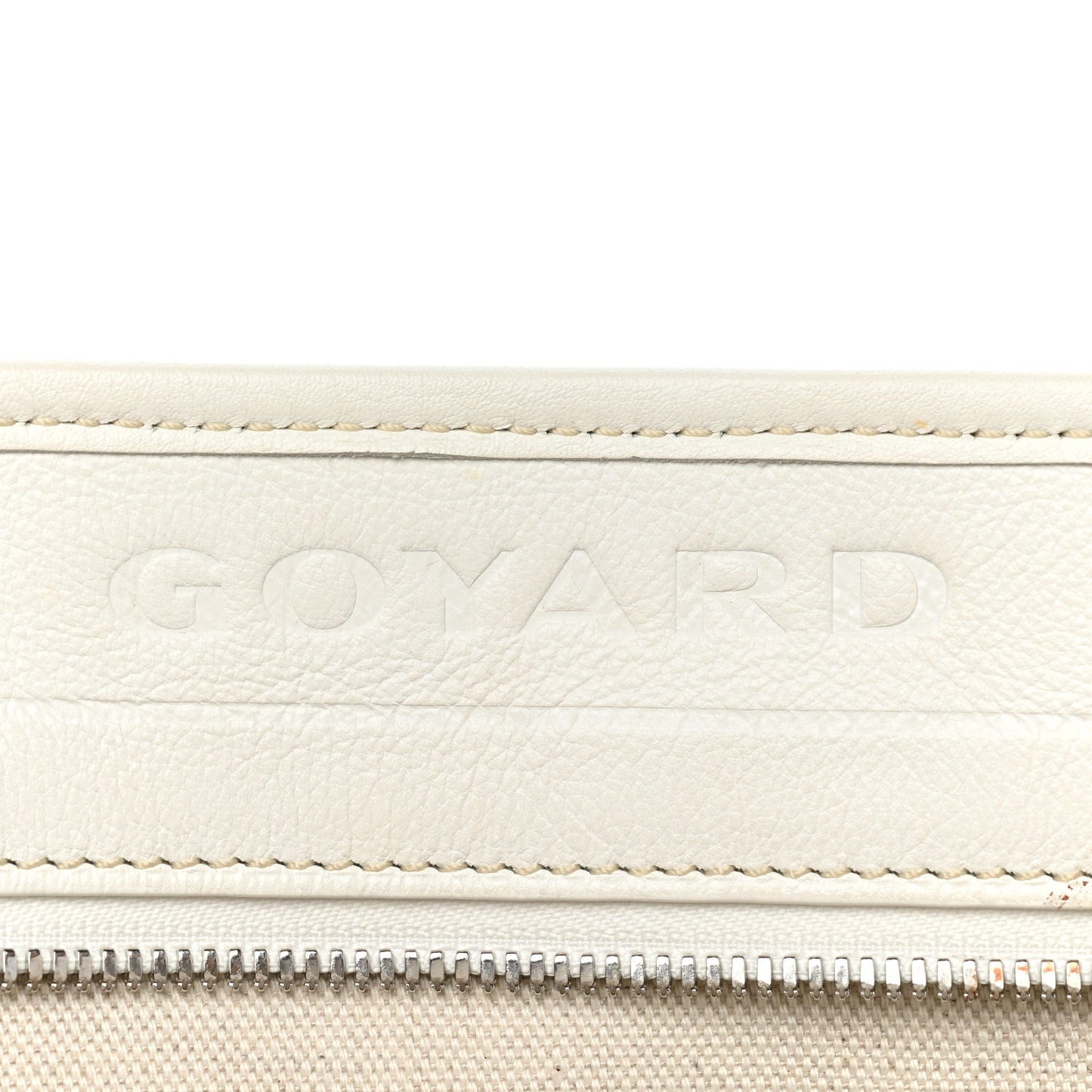 Goyardine Marquises Tote White