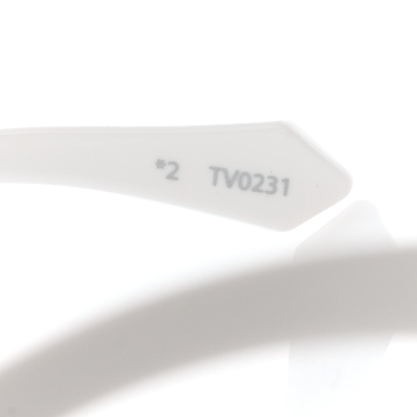 Acetate Monogram Sideway Sunglasses Z1452U White