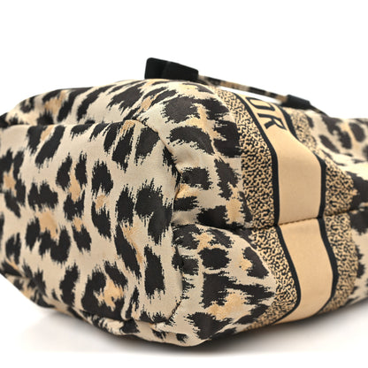 Christian Dior Canvas Mizza Embroidered Leopard DiorTravel Pouch Beige 10 of 11
