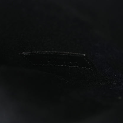 Saint Laurent Smooth Shiny Calfskin Monogram Large Uptown Pouch Black 7 of 8
