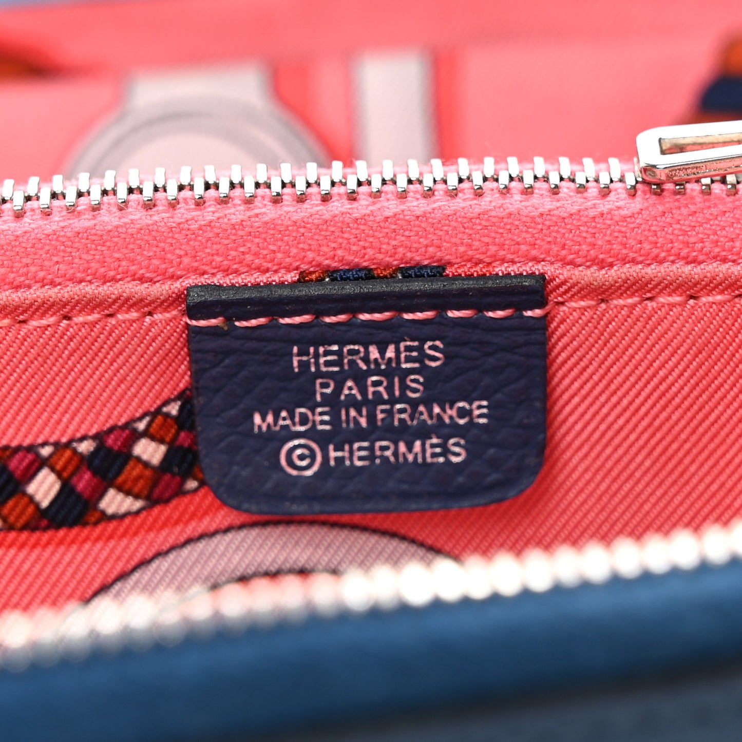 Epsom Silk'In Compact Wallet Deep Bleu