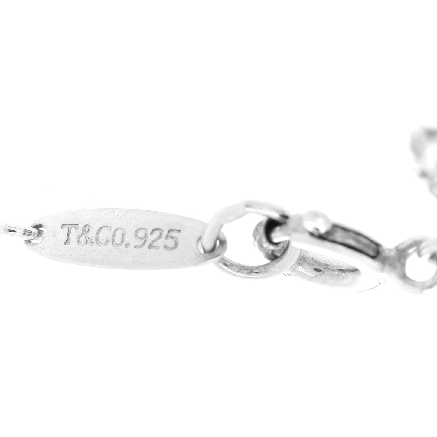 Sterling Silver Elsa Peretti Five Teardrop Charm Bracelet