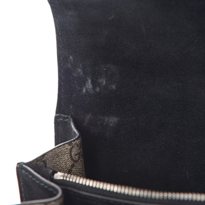 Gucci GG Supreme Monogram Small Dionysus Shoulder Bag Black 8 of 11