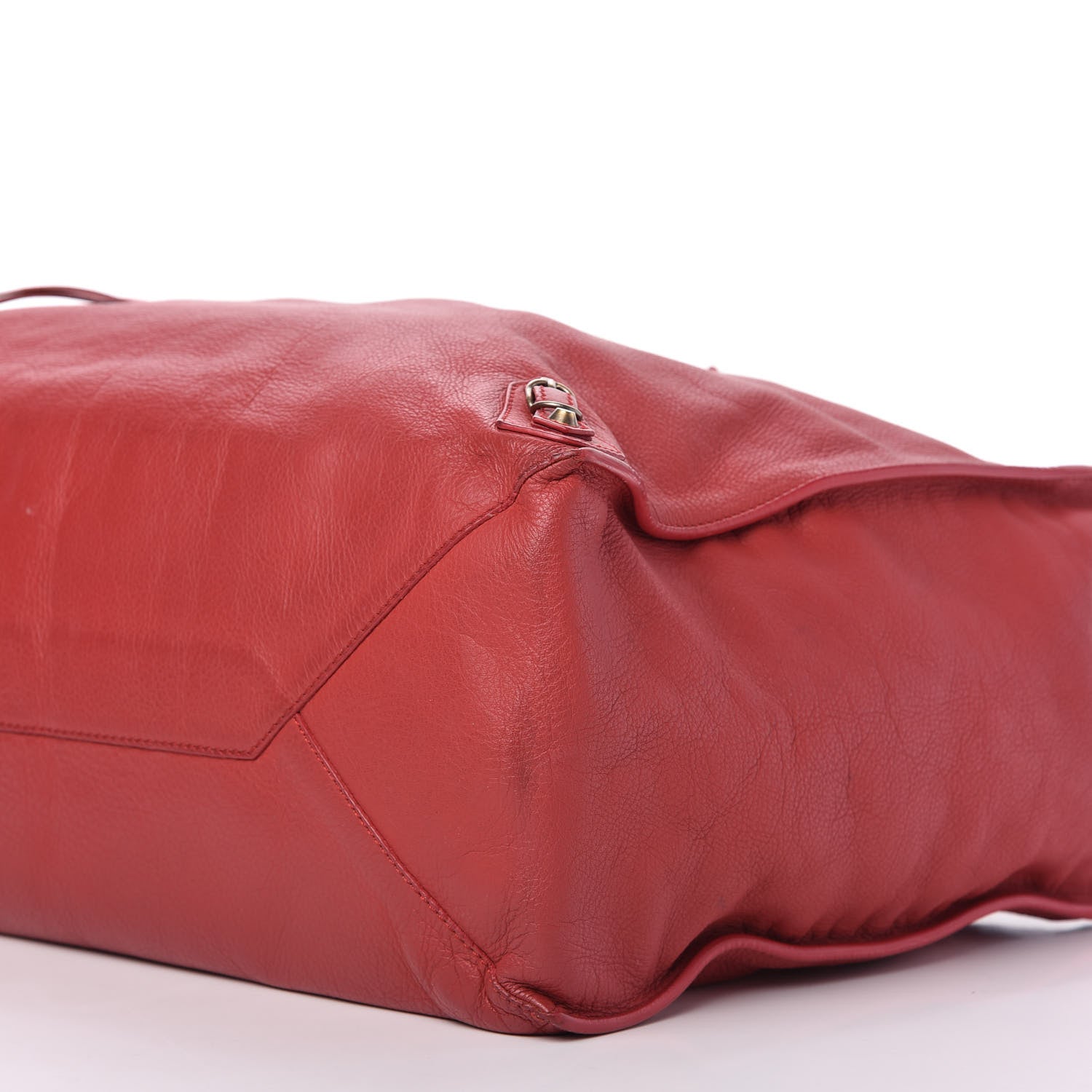 Balenciaga Veau Souple Papier A4 Zip Around Tote Rouge 7 of 10