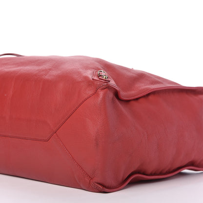 Balenciaga Veau Souple Papier A4 Zip Around Tote Rouge 7 of 10