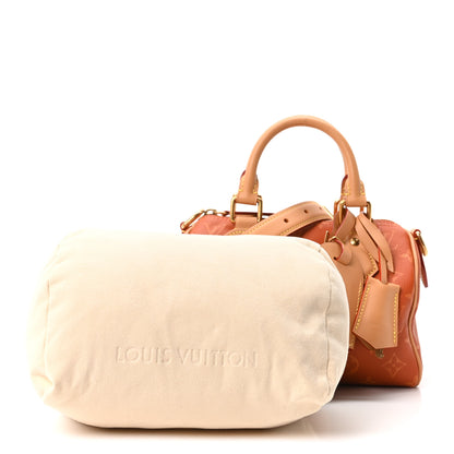 Louis Vuitton Calfskin Monogram Speedy P9 Bandouliere 20 Ochre 3 of 12