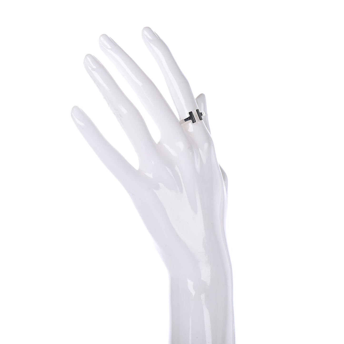 Sterling Silver T Square Ring 52 6