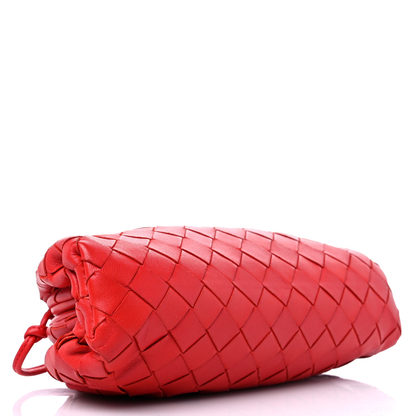 Nappa Intrecciato The Mini Pouch Bright Red