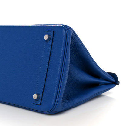 Hermes Togo Birkin 30 Bleu France 8 of 35