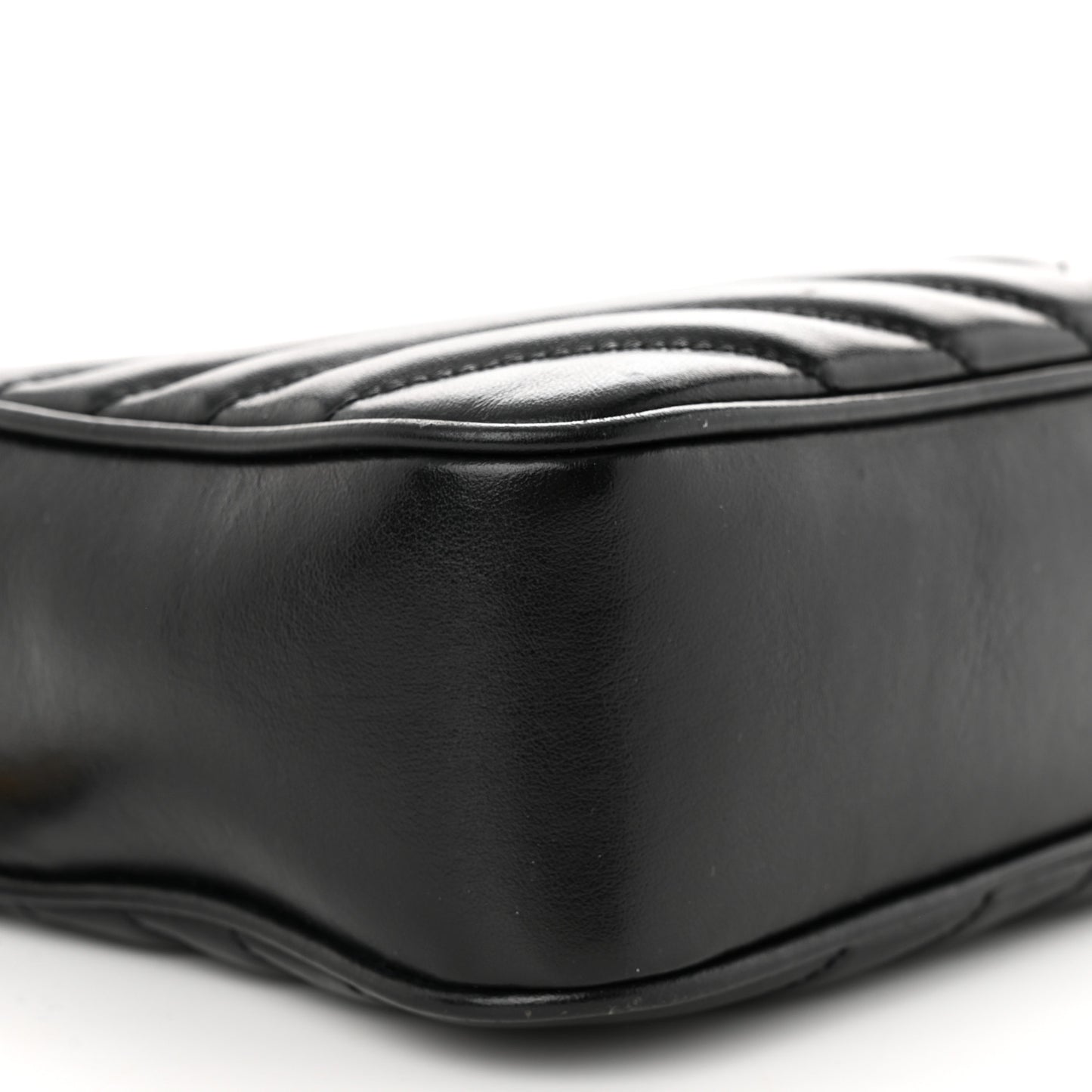 Calfskin Matelasse Monogram Lou Camera Bag Black