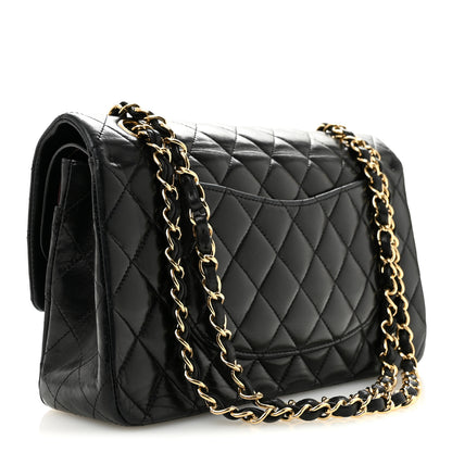 Chanel Lambskin Quilted Medium Double Flap Black 3 of 14