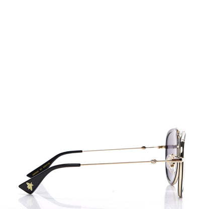Gucci Web Aviator Sunglasses GG0062S Black 3 of 9