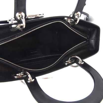 Christian Dior Box Calfskin Lady Dior Pouch Tote Black 5 of 10