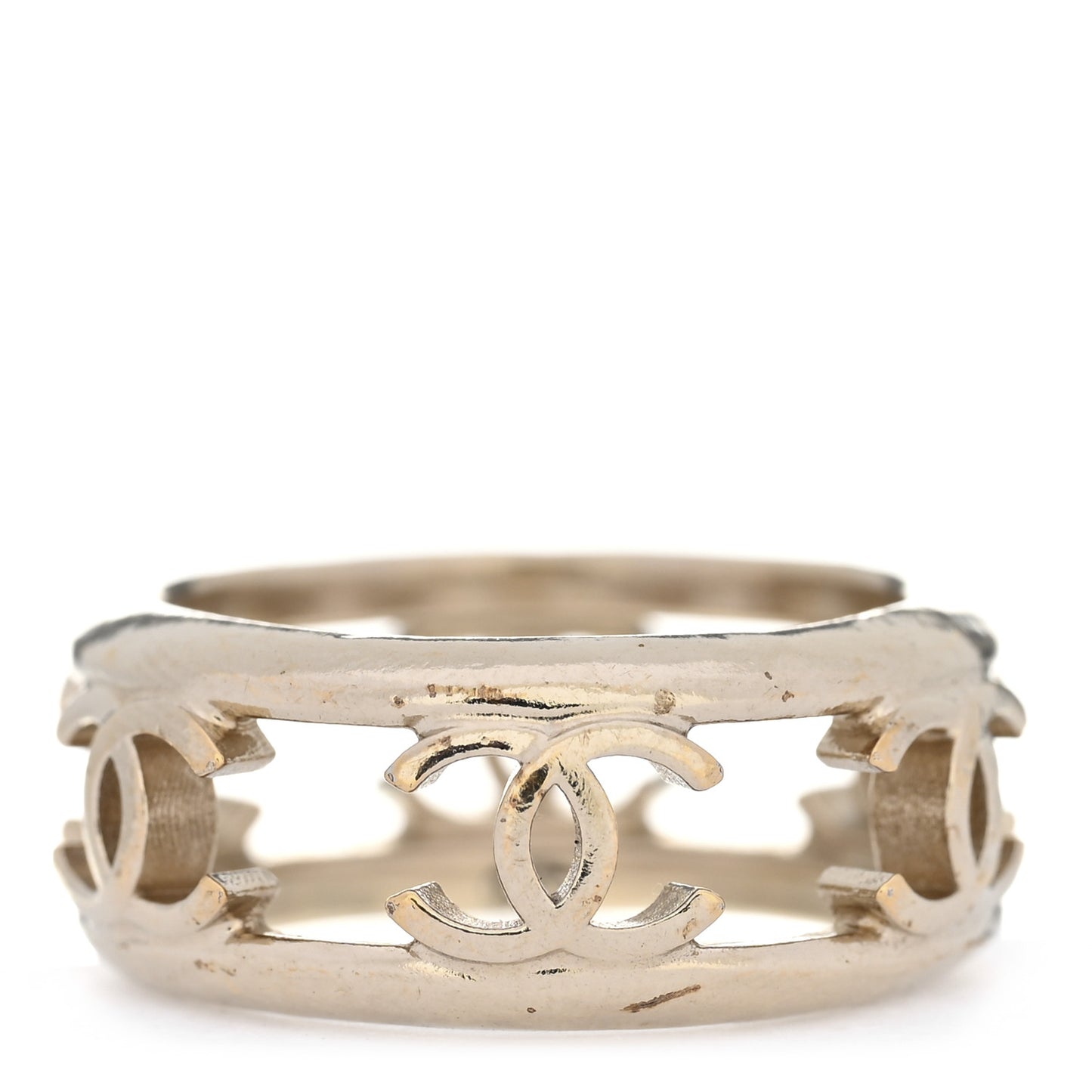 Metal Chain CC Ring 6.25 53 Golden