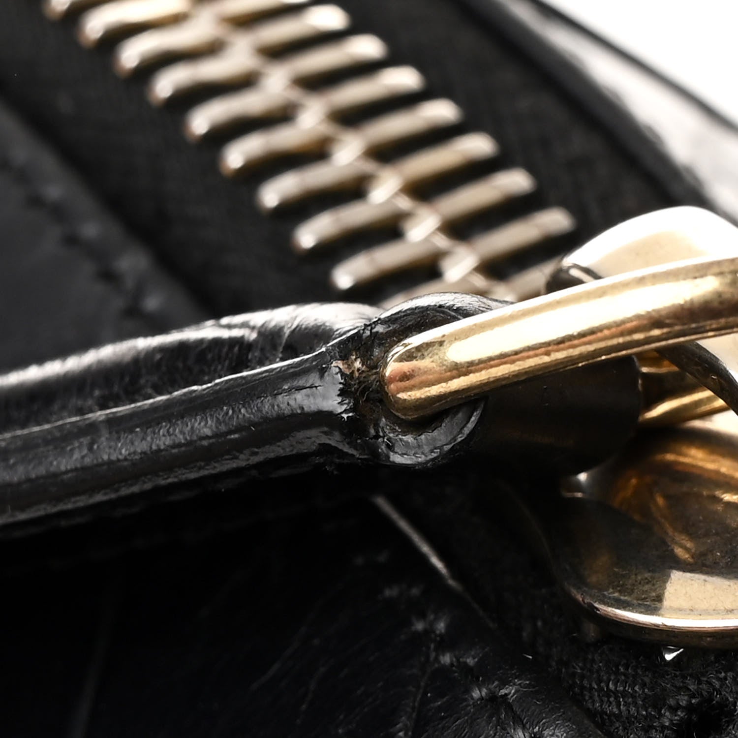 Givenchy Calfskin Crocodile Embossed Large Antigona Black 12 of 15