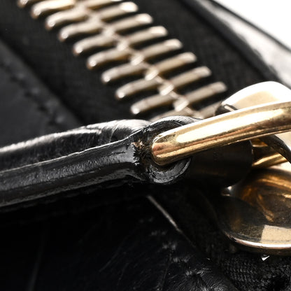 Givenchy Calfskin Crocodile Embossed Large Antigona Black 12 of 15