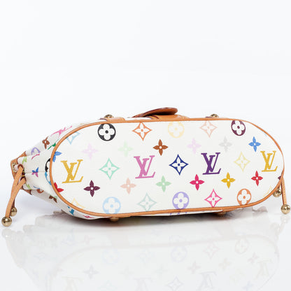 Louis Vuitton Monogram Multicolor Theda GM White 5 of 9