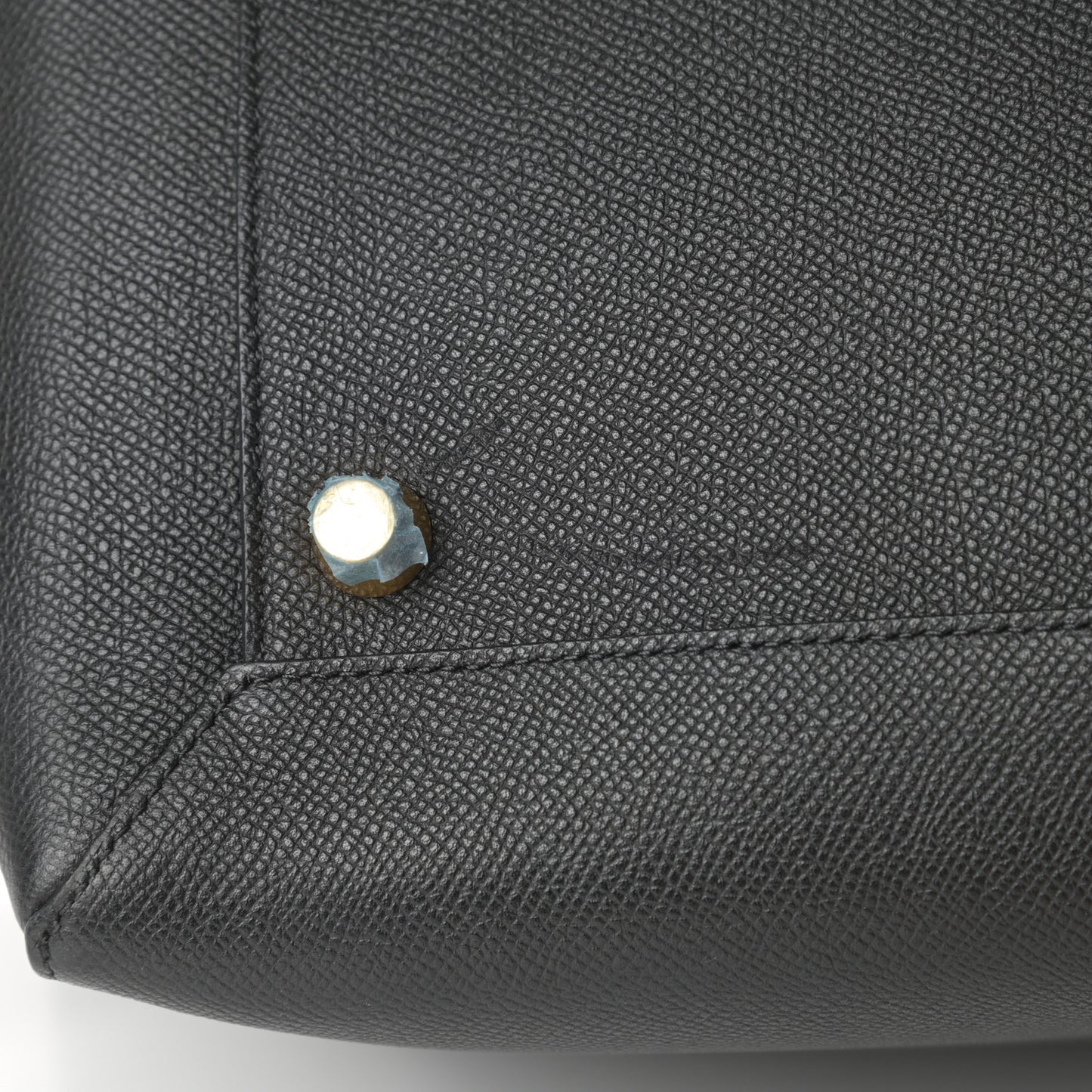 Grained Calfskin Small Belt Bag Black