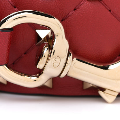 Valentino Garavani Nappa Rockstud Spike Shoulder Strap Rosso Valentino 4 of 7