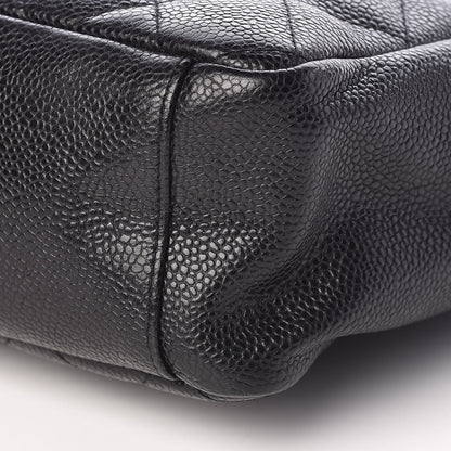 Chanel Caviar Quilted Petit Shopping Tote PST Black 9 of 10