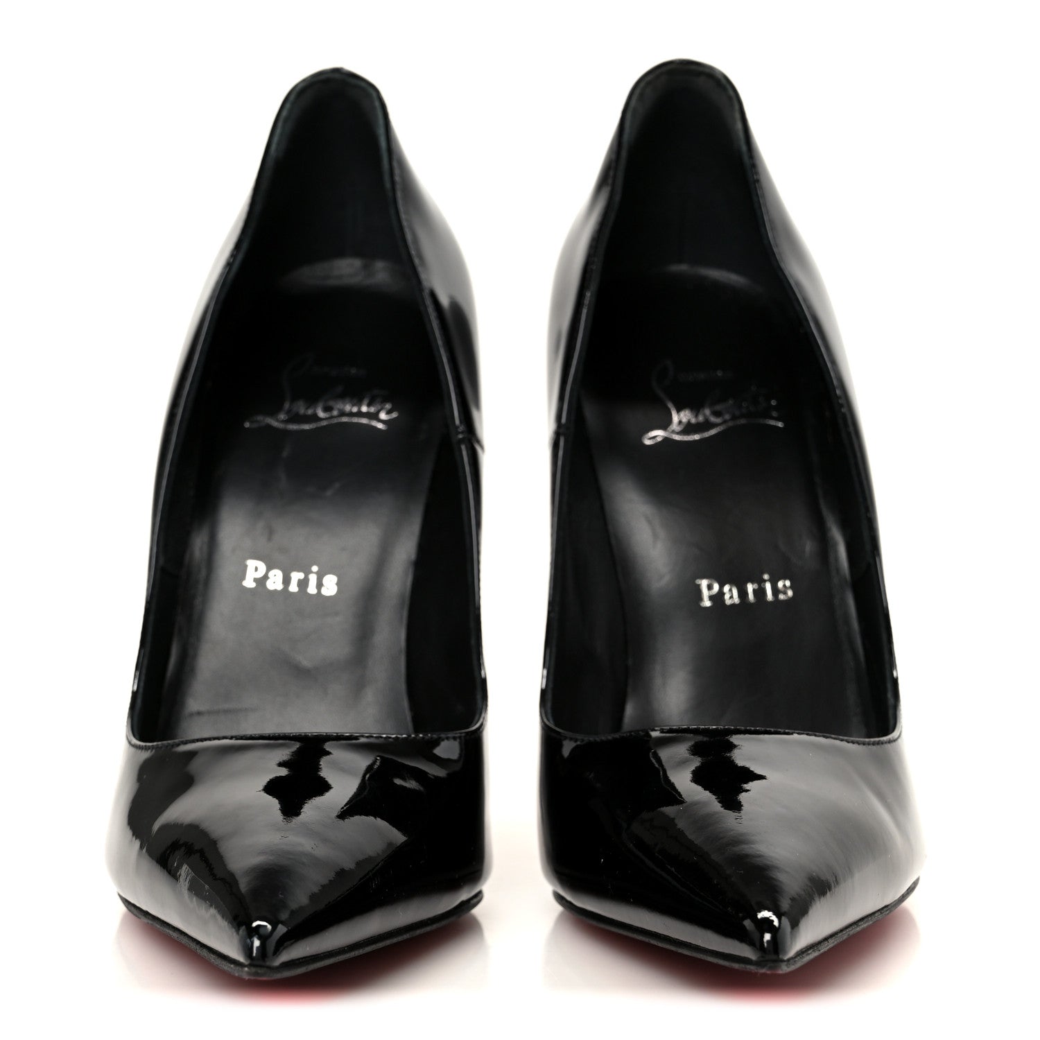Christian Louboutin Patent Miss Z 100 Pumps 38 Black 37.5 Black 3 of 8