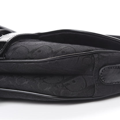 Christian Dior Monogram Saddle Bag Black 9 of 9
