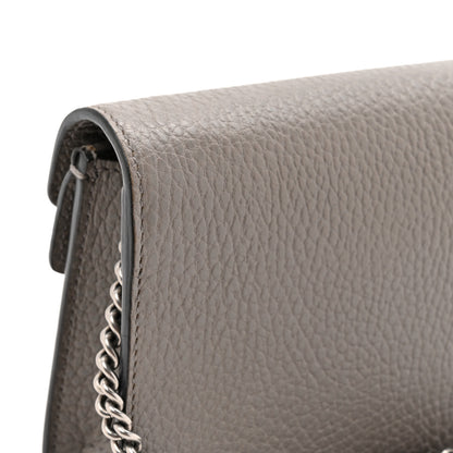 Gucci Dollar Calfskin Crystal Super Mini Dionysus Shoulder Bag Dusty Grey Black Diamond 10 of 14