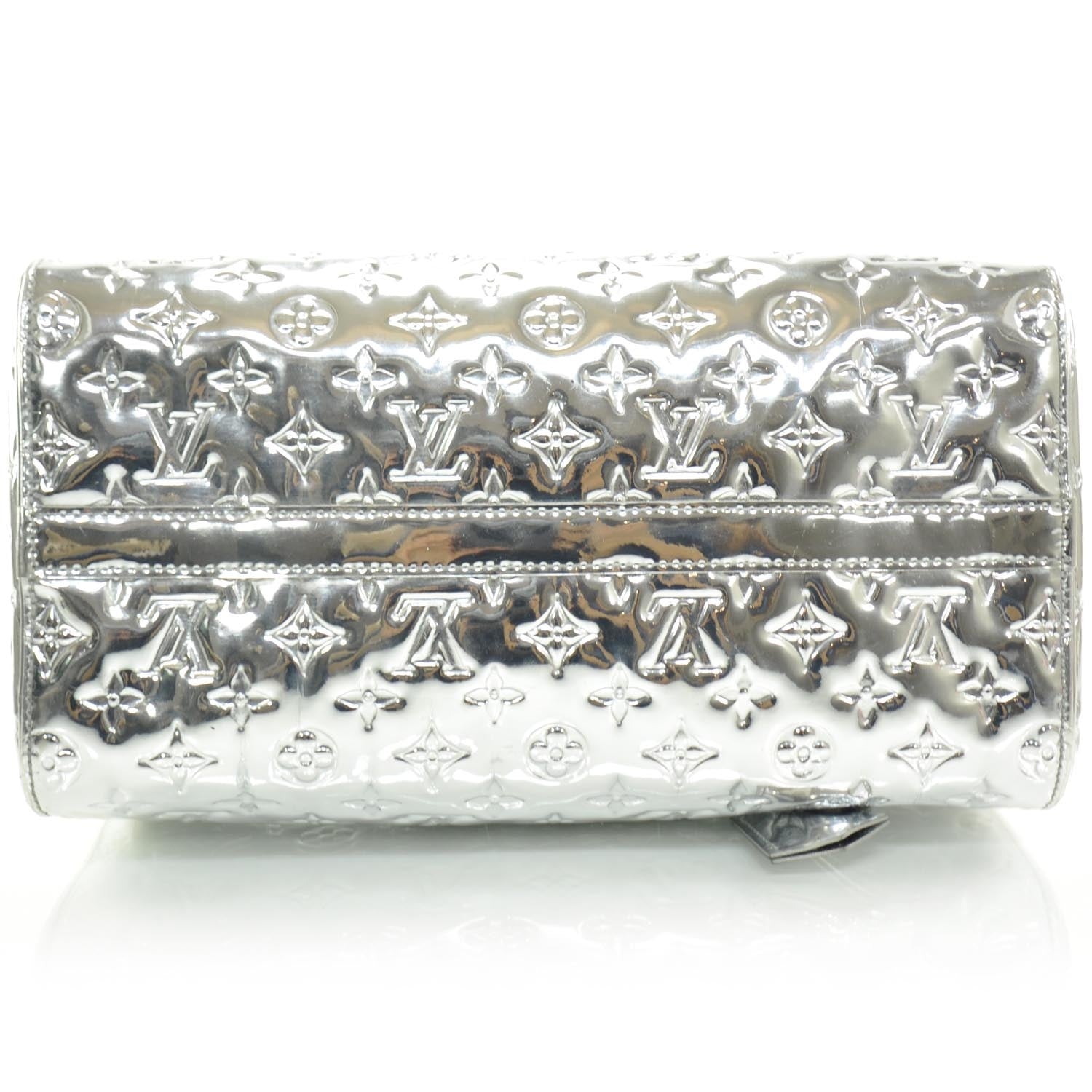 Louis Vuitton Monogram Miroir Speedy 35 Silver 5 of 14