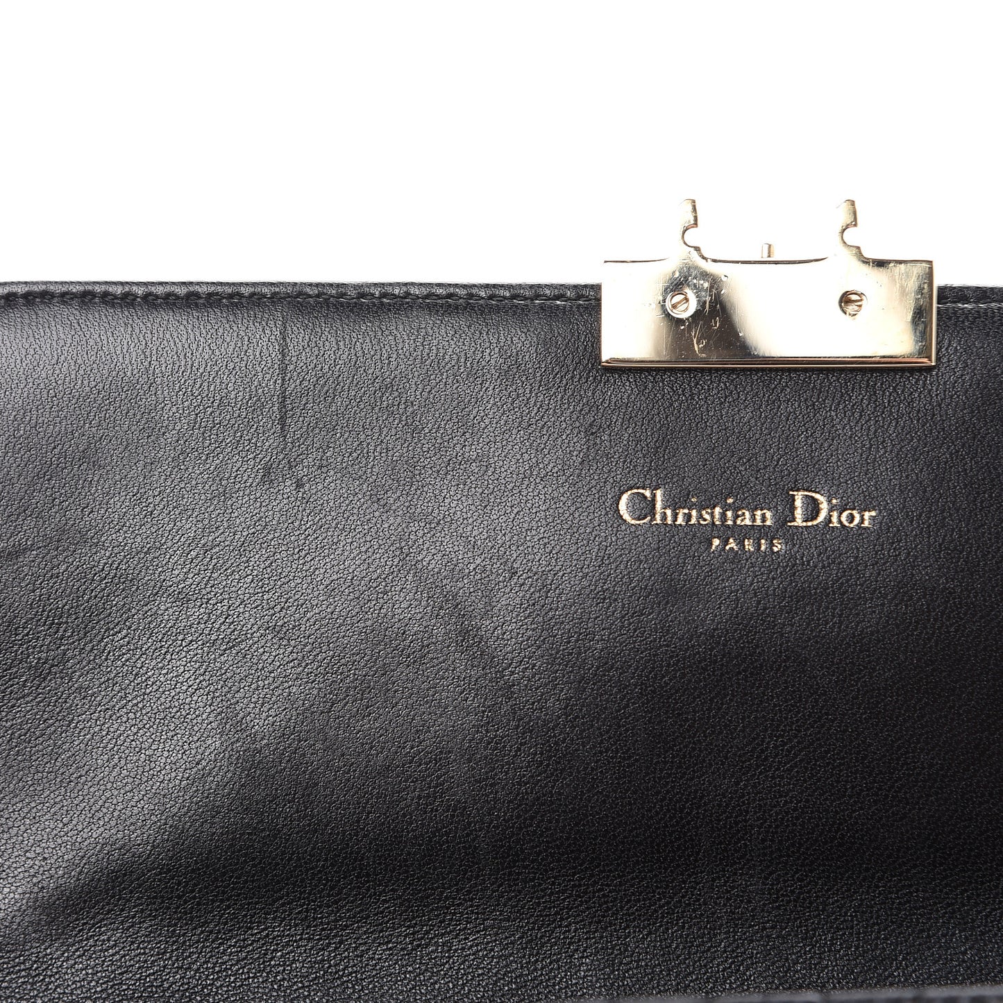 Lambskin Cannage Miss Dior Promenade Pouch Black