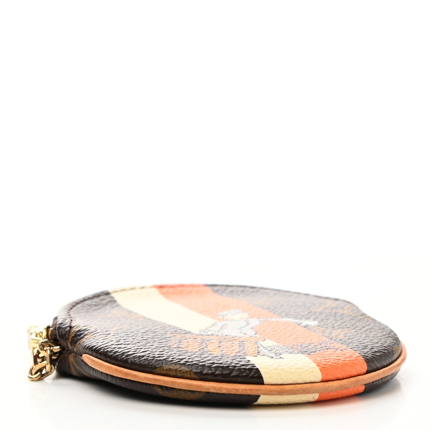 Monogram Groom Round Coin Purse