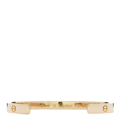 Cartier 18K Yellow Gold LOVE Cuff Bracelet 21 2 of 4