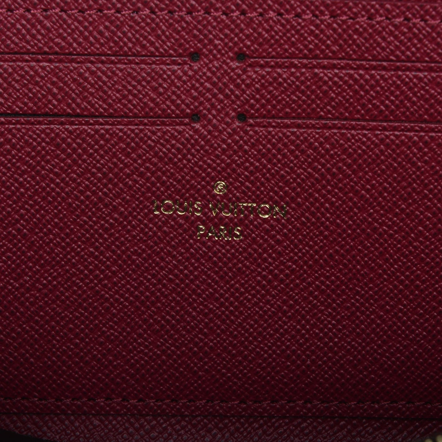 Monogram Clemence Wallet Fuchsia