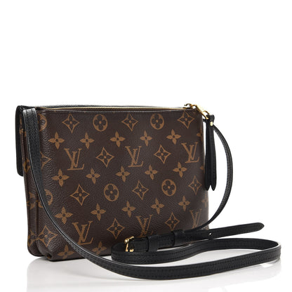 Louis Vuitton Monogram Twice Pochette Black 3 of 10