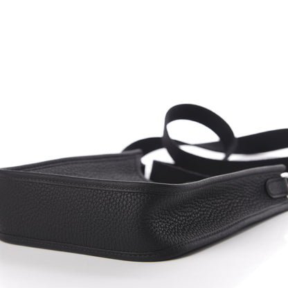 Hermes Taurillon Clemence Evelyne TPM Black 6 of 8