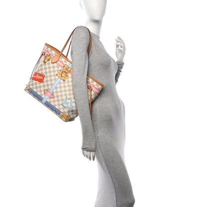 Louis Vuitton Damier Azur Summer Trunks Neo Neverfull MM 2 of 11