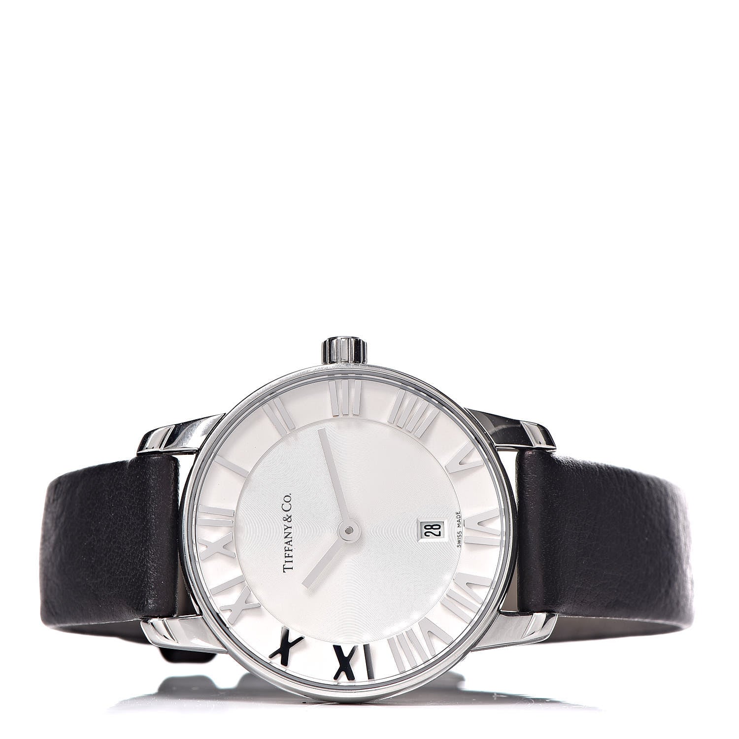 Tiffany Stainless Steel Calfskin 29mm Atlas 2-Hand Quartz Watch 3 of 10