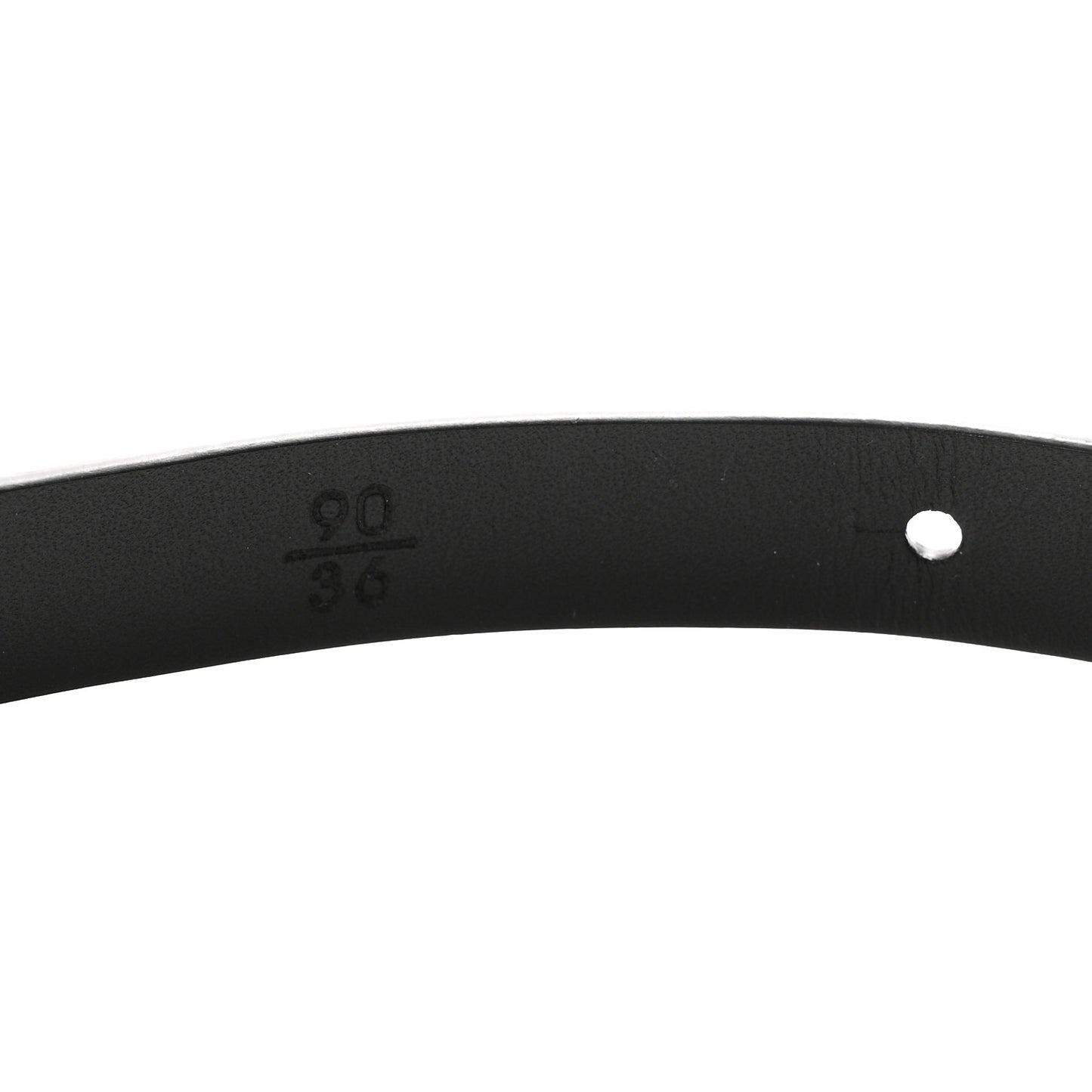Calfskin Resin CC Chain Belt 90 36 Black