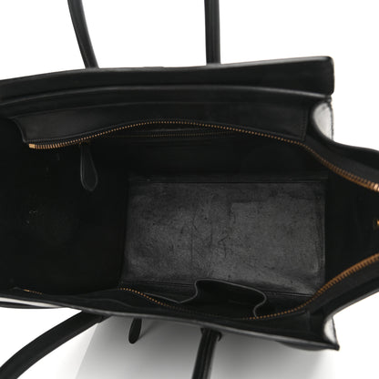 Celine Smooth Calfskin Mini Luggage Black 4 of 15