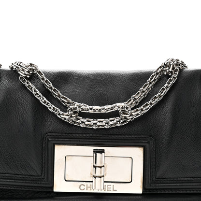 Chanel Grained Calfskin Mademoiselle Lock Bijoux Chain Flap Black 8 of 11