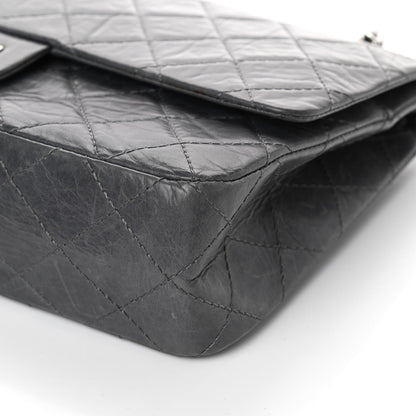 Chanel Aged Calfskin Quilted 50th Anniversary 2.55 Reissue 227 Flap Grey 9 of 10