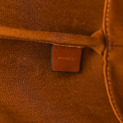 Celine Triomphe Canvas Calfskin Small Bucket Bag Tan 6 of 9