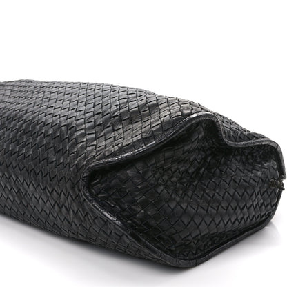 Bottega Veneta Nappa Intrecciato Alligator Hobo Black 9 of 15