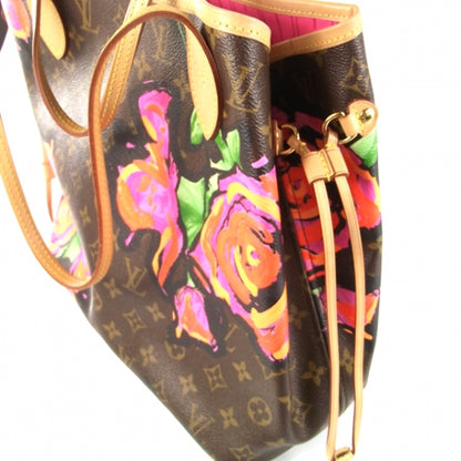 Louis Vuitton Monogram Roses Neverfull MM 9 of 11