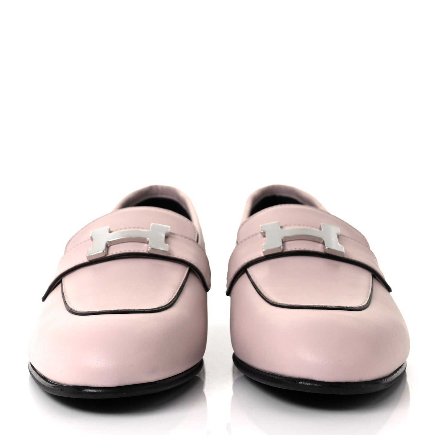 Calfskin Womens Paris Loafers 37 Rose Petale