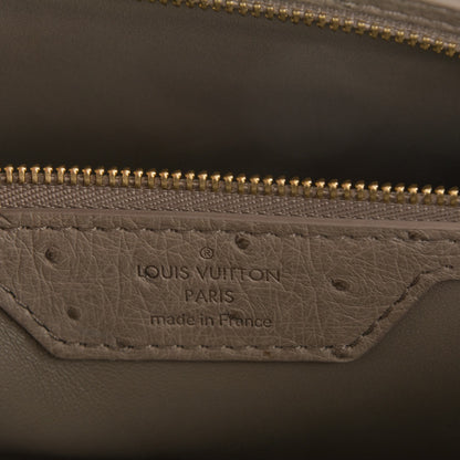 Louis Vuitton Ostrich Alma GM Gris 6 of 8
