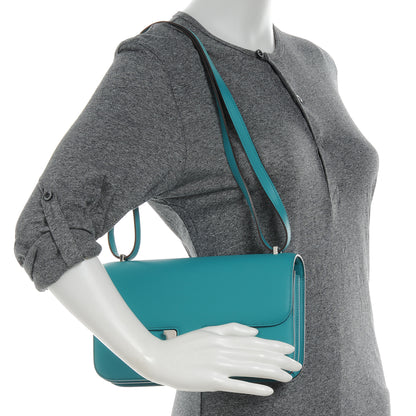 Hermes Epsom Constance Elan 25 Bleu Paon 2 of 8