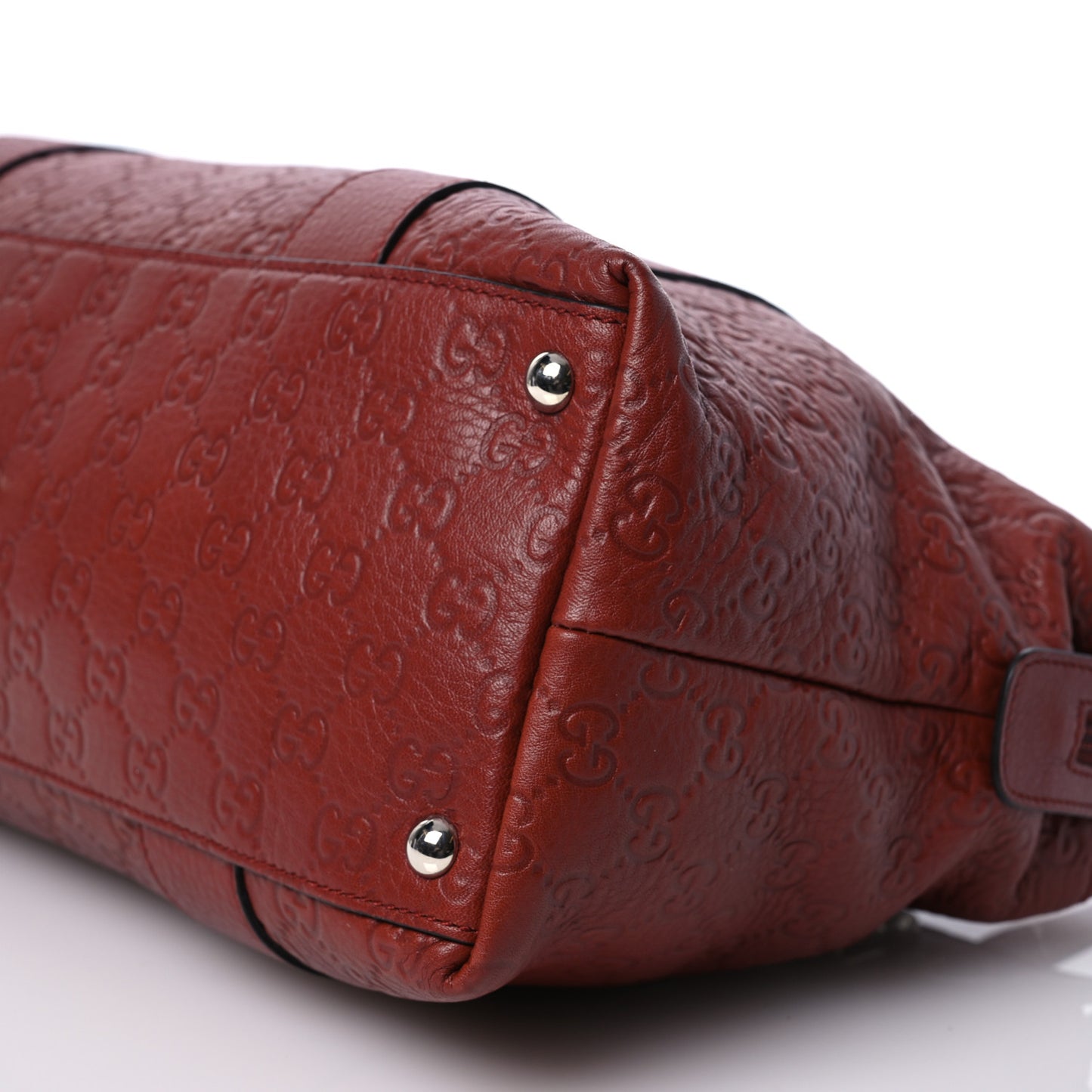 Guccissima Medium Bamboo Bar Tote Brown