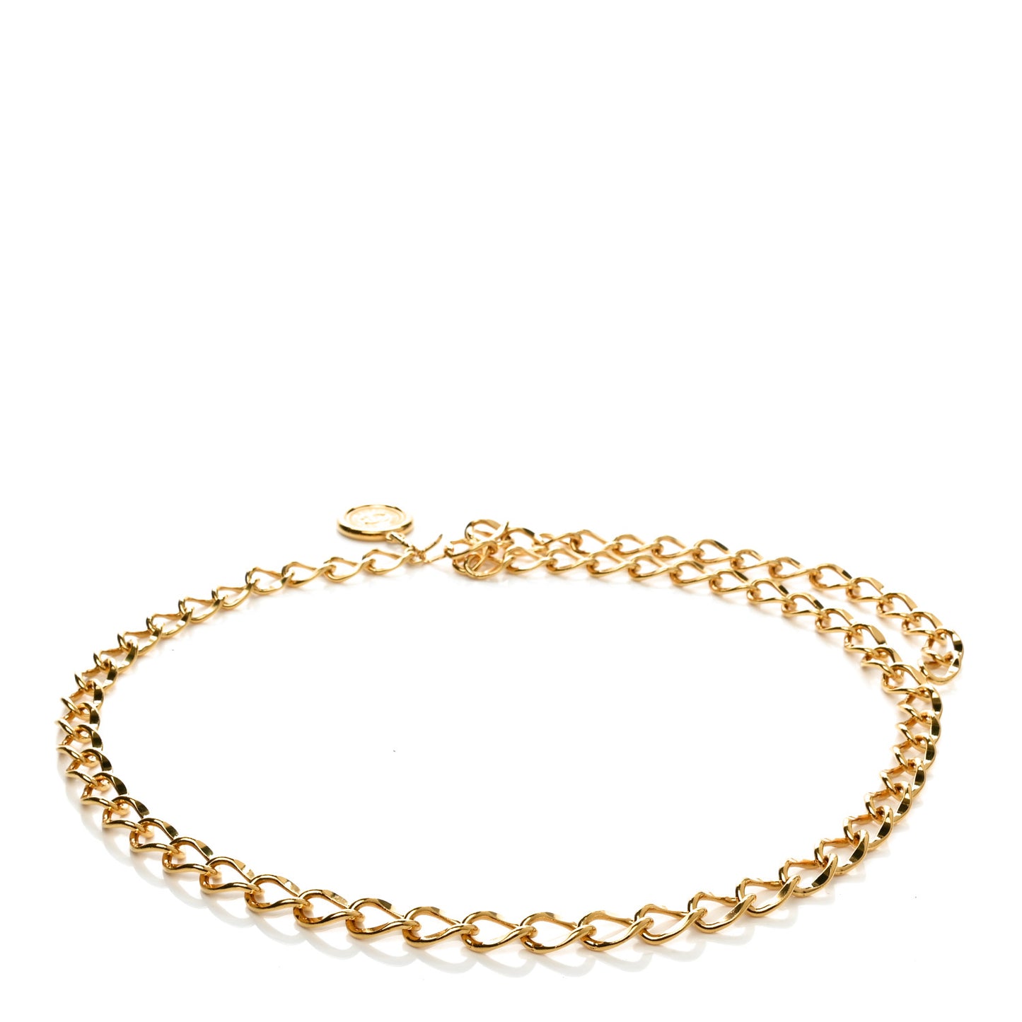 Chain CC 31 Rue Cambon Medallion Belt Gold
